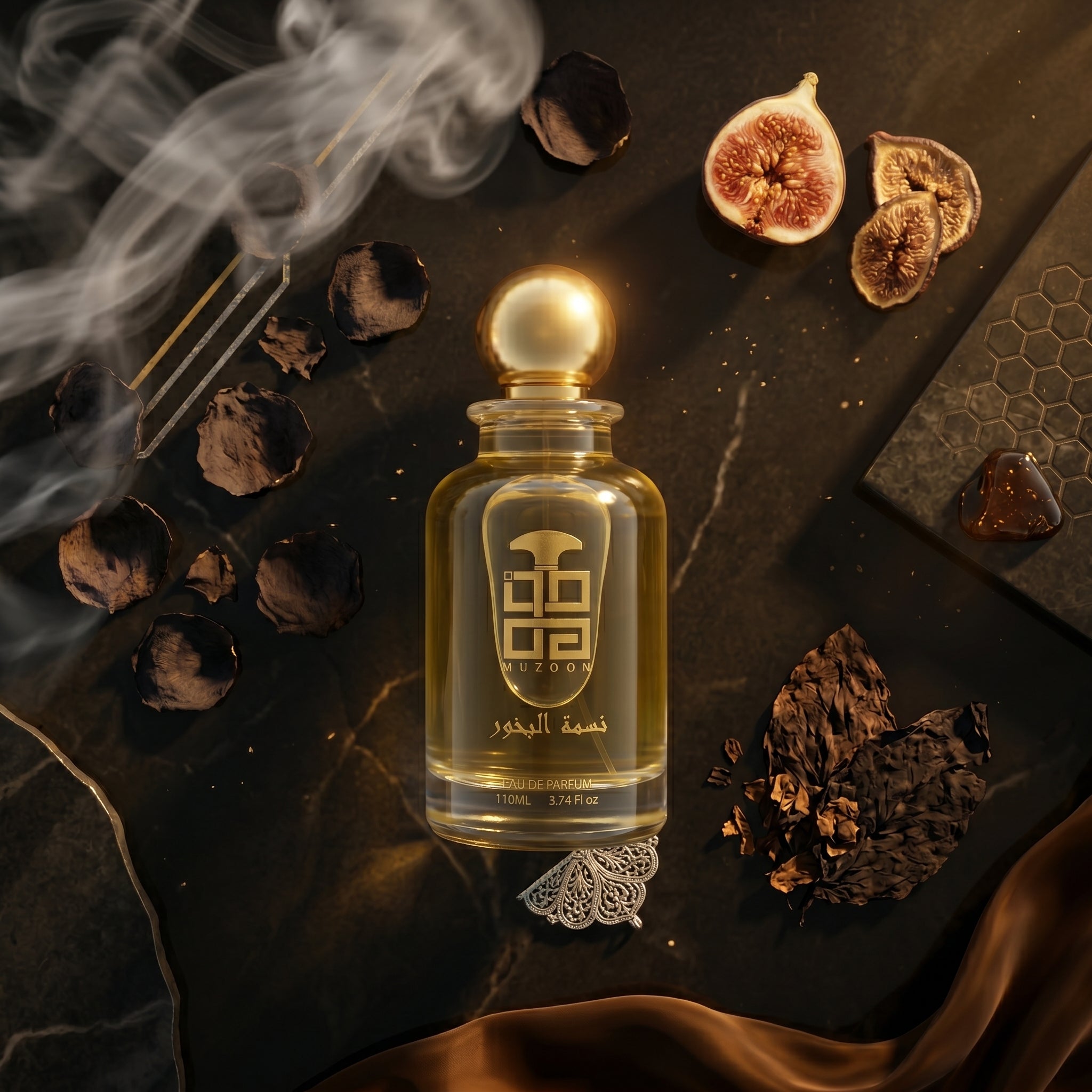 Nesmat Albukhour Muzoon lifestyle — shop arabic oud fragrance online in Oman
