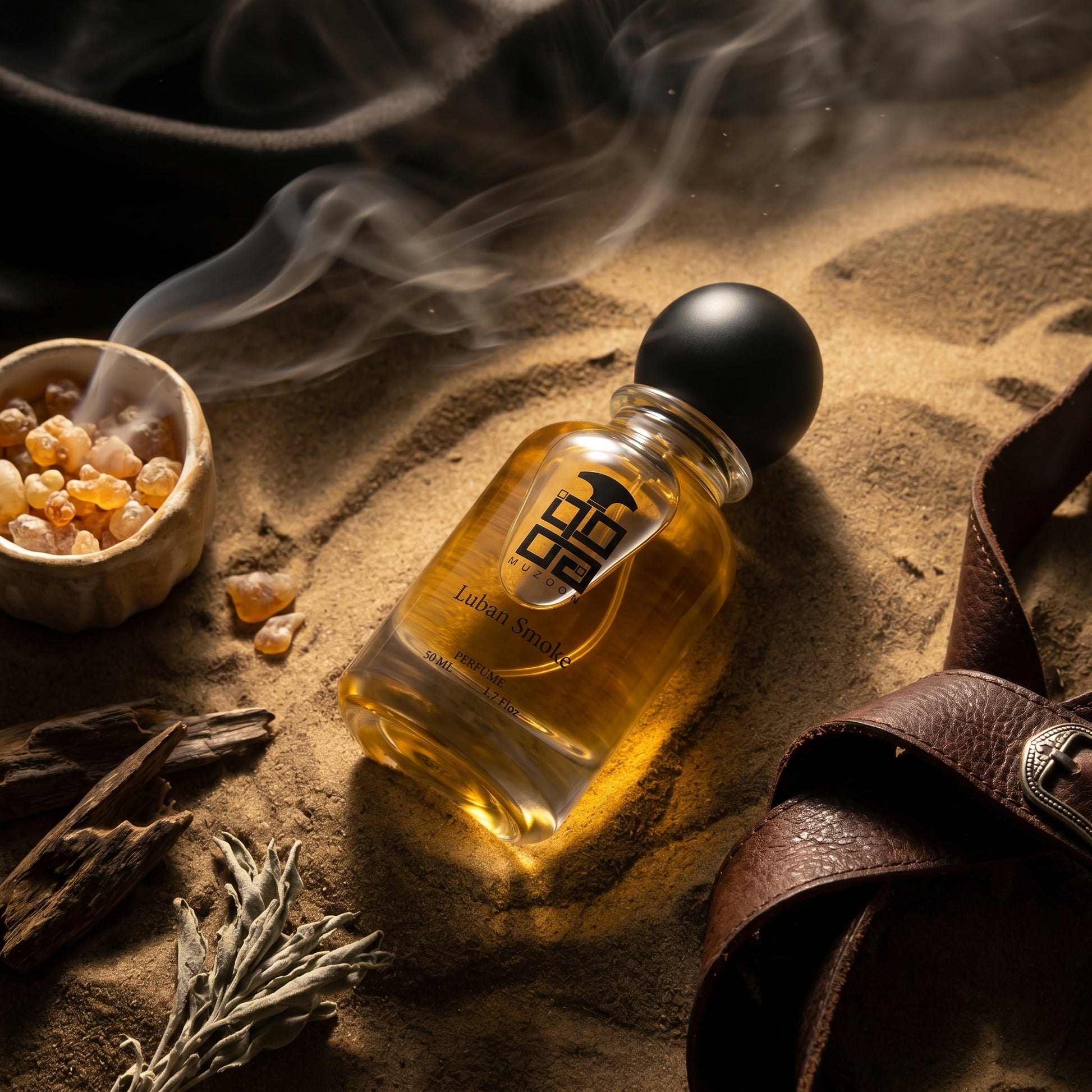Luban Smoke Muzoon lifestyle — shop original oud perfume online in Oman