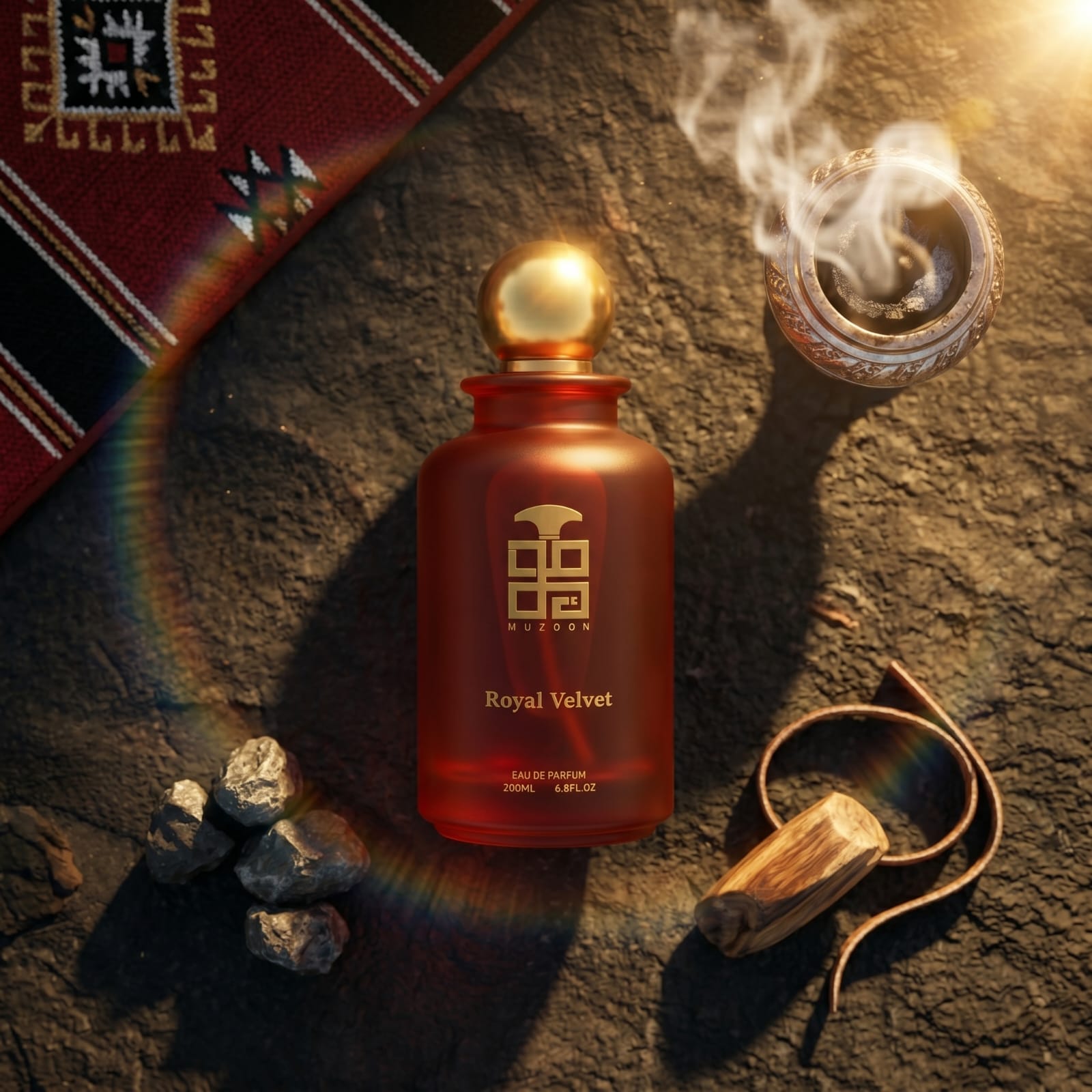 Royal Velvet Muzoon lifestyle — shop luxury floral fragrance online in Oman