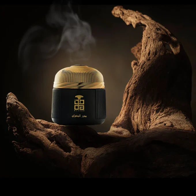 Patchouli Bukhour arabic oud incense by Muzoon — best arabic perfume store in Oman