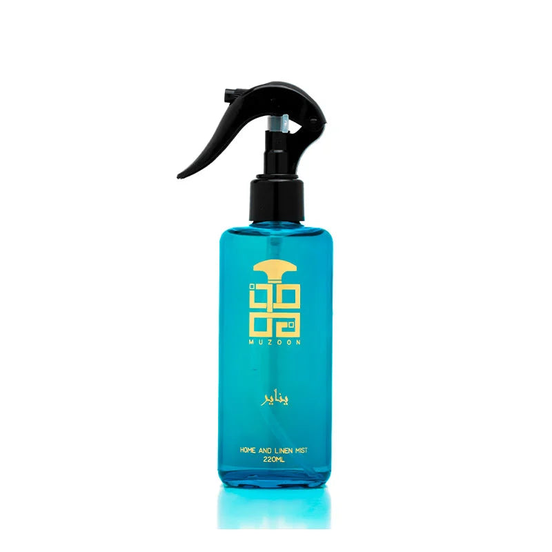 January Home Linen Mist by Muzoon — buy luxury fragrance spray online in Oman and Dubai