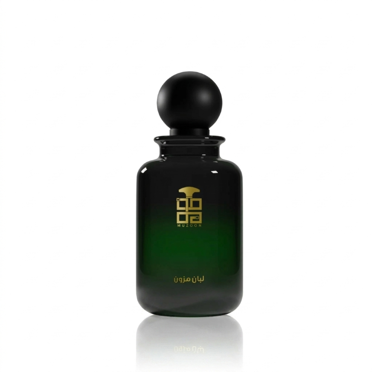 Luban Muzoon EDP dark green bottle with gold logo by Muzoon — buy Omani oud perfume online