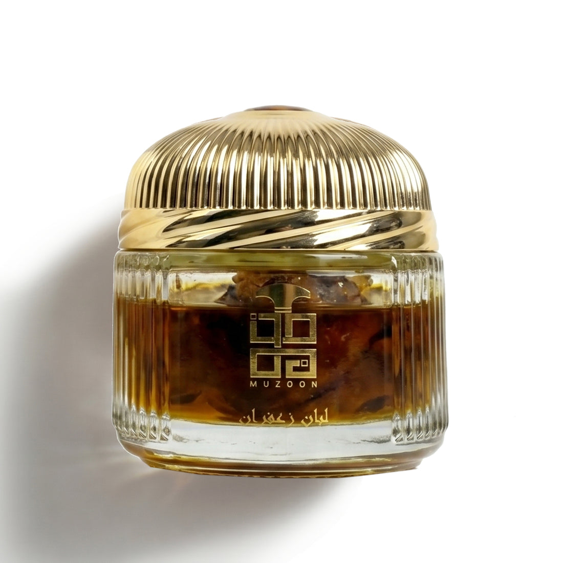 Luban Alzaafaran saffron frankincense blend by Muzoon — buy arabic oud incense online in Oman