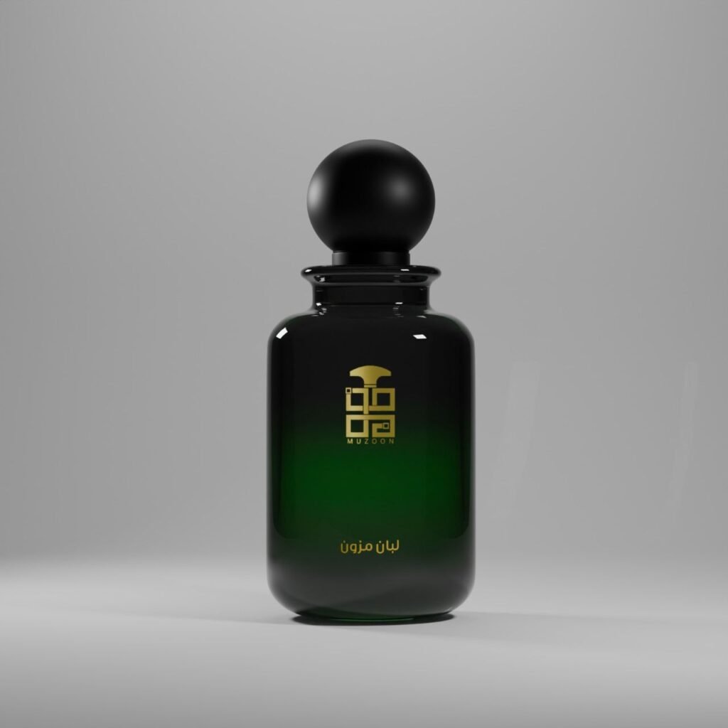 Luban Muzoon EDP dark green bottle with gold logo by Muzoon — buy Omani oud perfume online