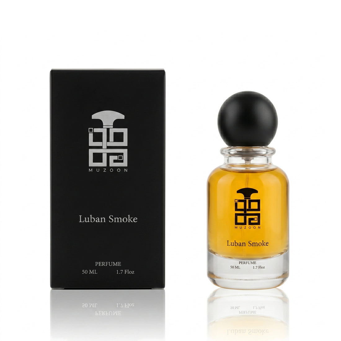 Luban Smoke 60ML perfume bottle by Muzoon — buy arabic oud frankincense perfume online in Oman