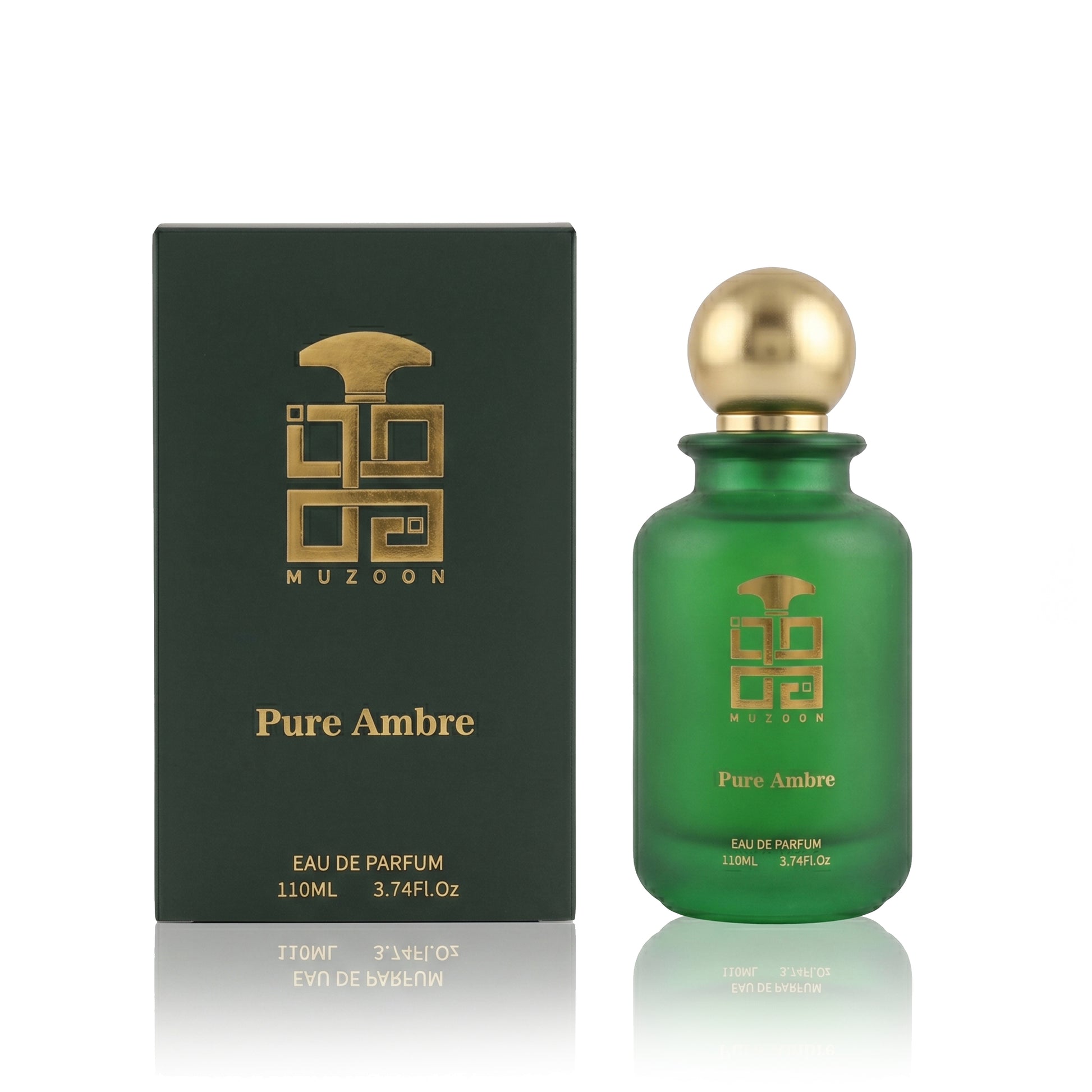 Pure Amber box by Muzoon — shop best arabic perfume store in Dubai and Saudi Arabia
