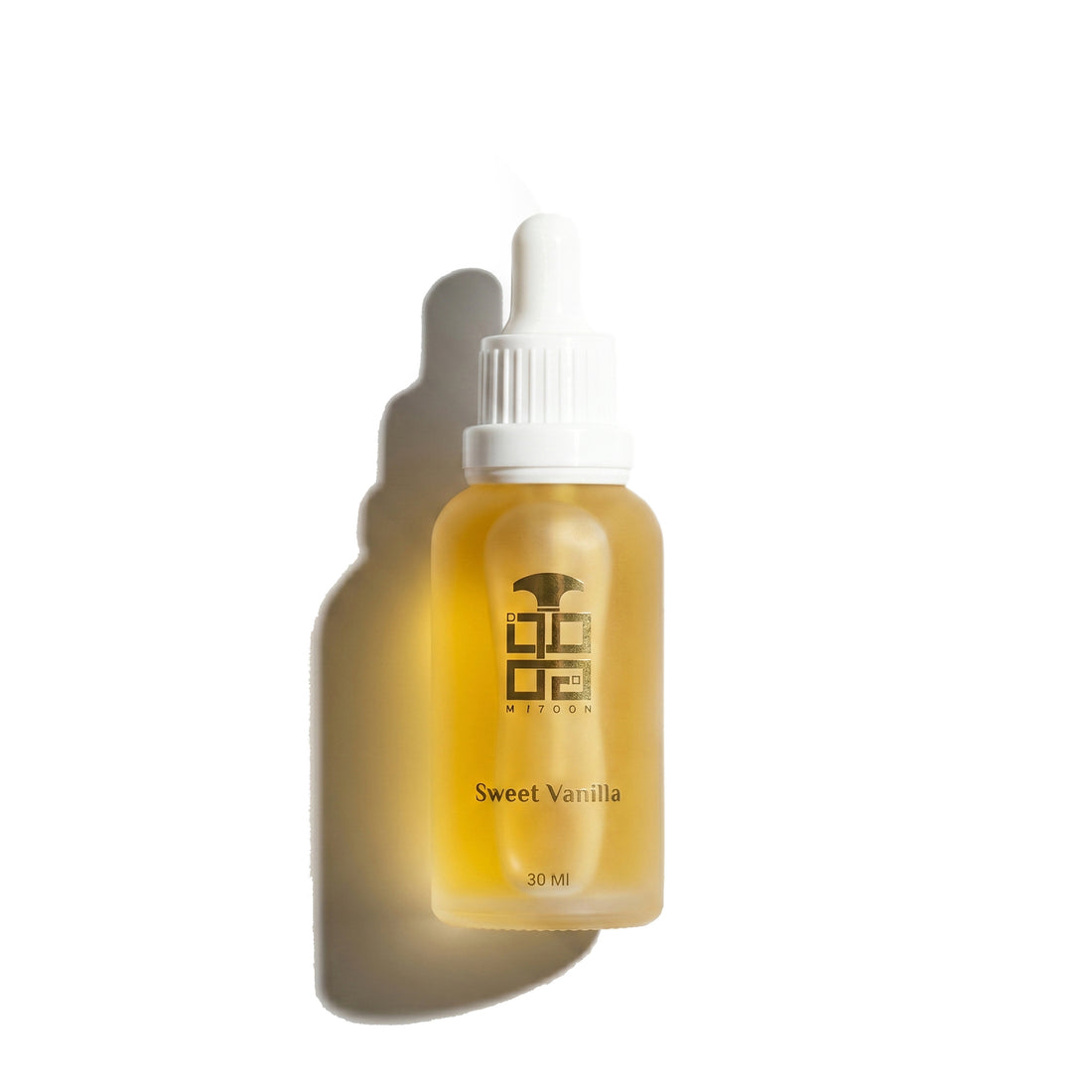 Sweet Vanilla Droplet Perfume Oil by Muzoon ��������� 30ml golden frosted glass dropper bottle | Arabic Perfum