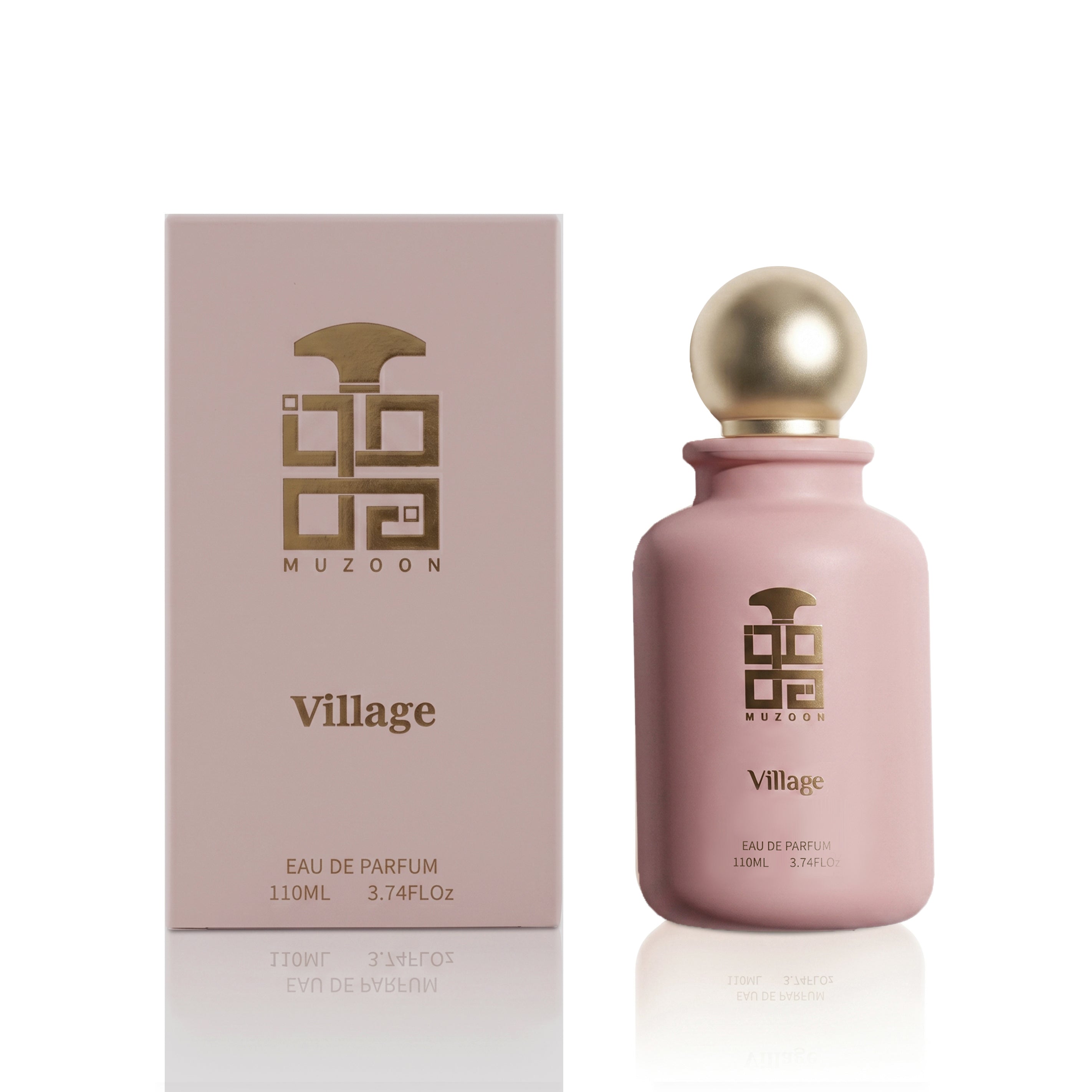 Village Perfume 110ML box by Muzoon — best arabic perfume store in Oman, Dubai and Saudi Arabia